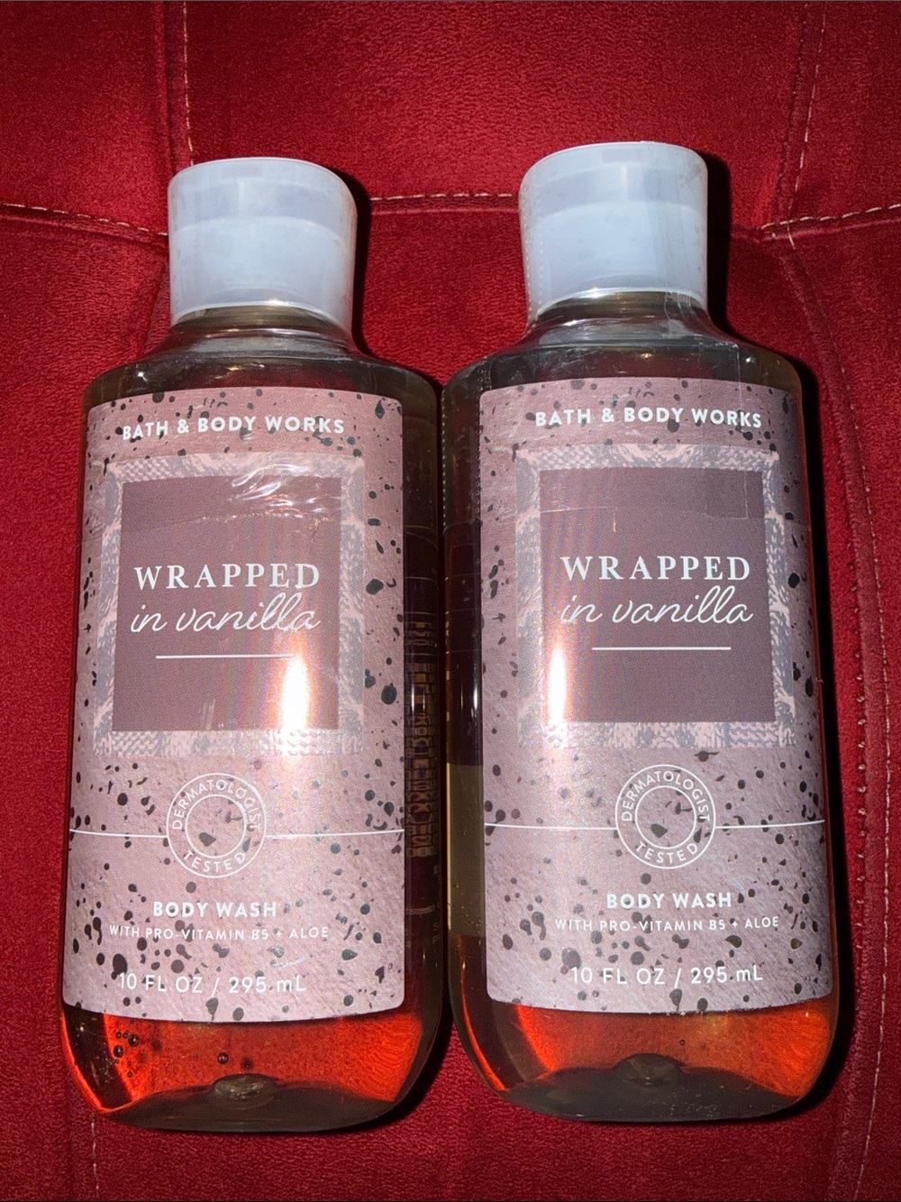 BBW 2 pc Wrapped in Vanilla Body Wash